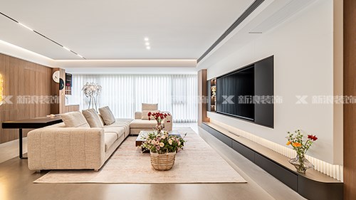 180m²奶油中古的温柔风，一吹入梦|长沙全屋整装